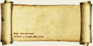 Jasmina Kovandžić vizit kartica